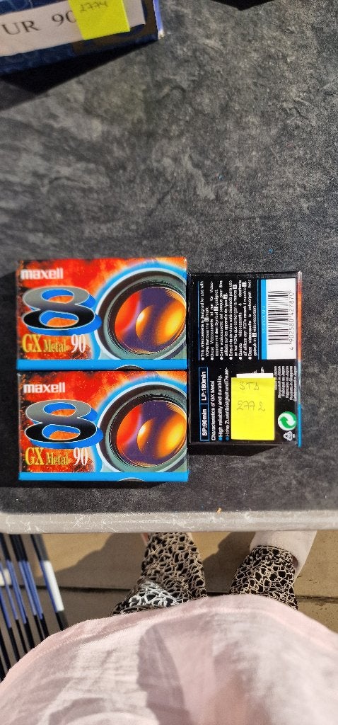 Video cassette maxell 90 minutes, CD & DVD, Enlèvement ou Envoi, Autres genres, Neuf, dans son emballage, Vierge
