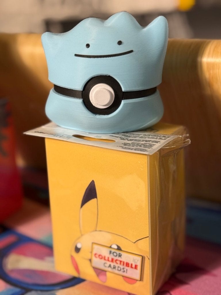 Lot Pokeball 3D Metamorph + Deck Box Pokemon 100 cartes, Enlèvement ou Envoi, Neuf, Autres types