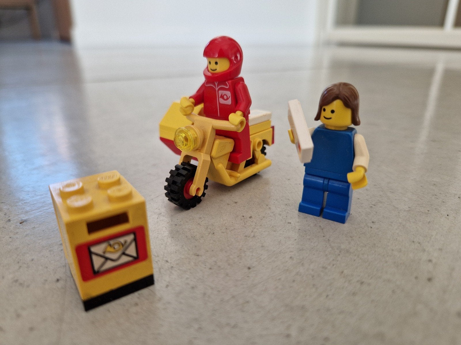 Vintage LEGO Legoland set 6622 "Mailman on Motorcycle" (Post, Kinderen en Baby's, Gebruikt, Lego, Ophalen of Verzenden, LEGOLAND