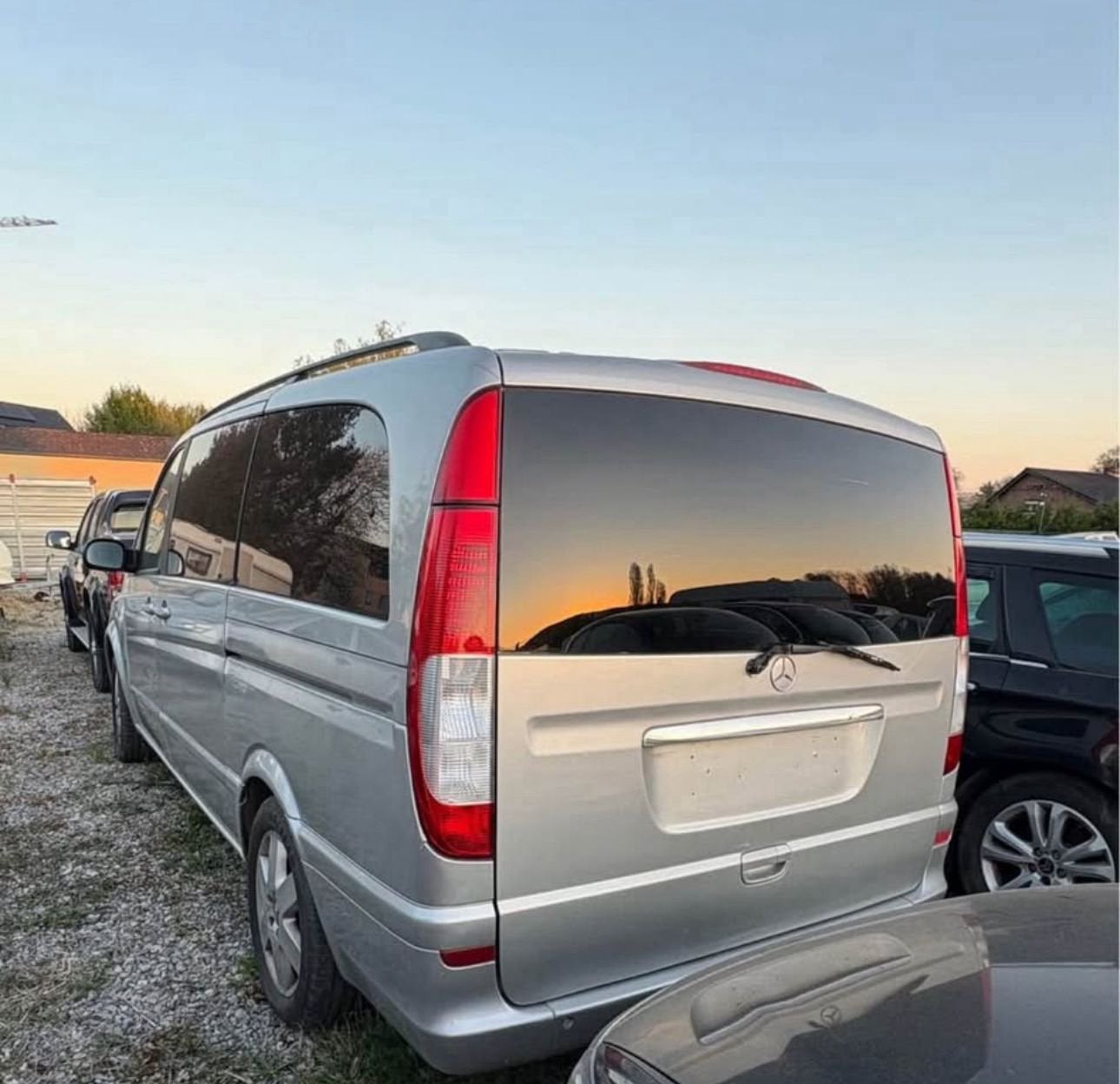Mercedes Viano, Grijs, Te koop, Dakrails, Leder