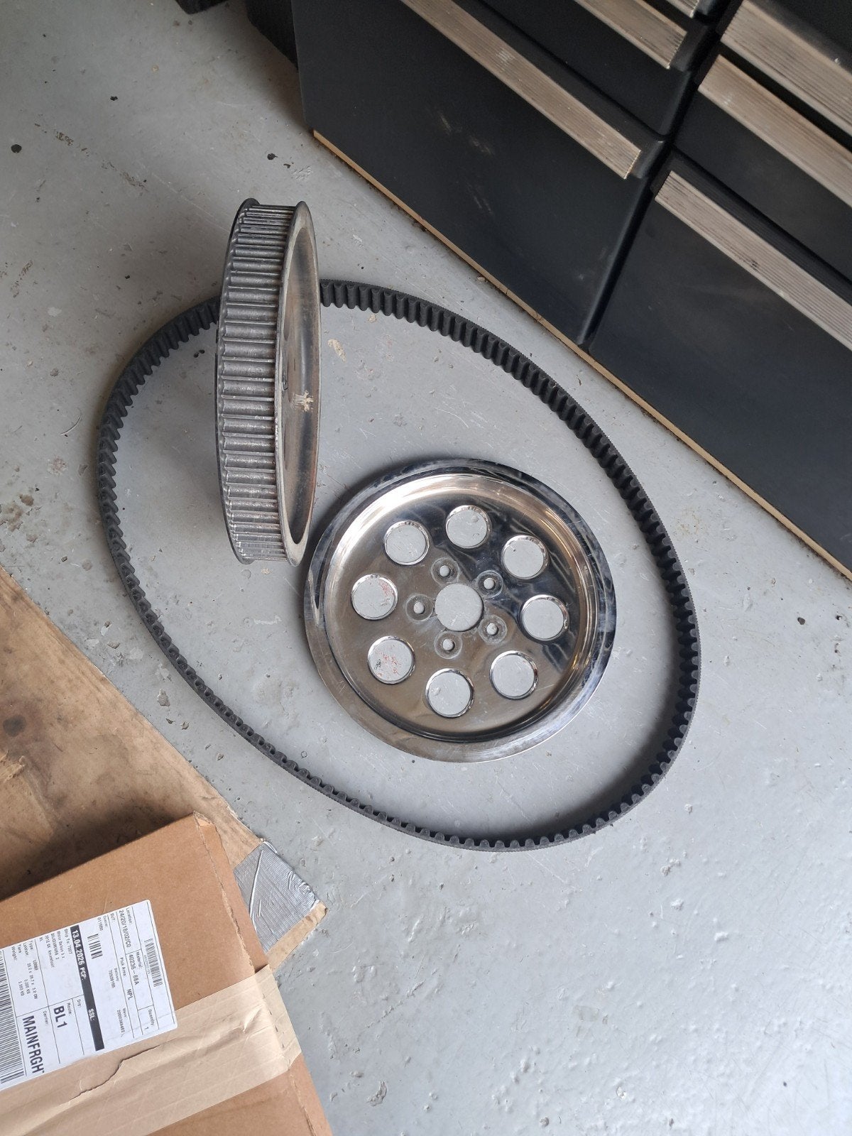 Pully en Belt  Harley Softail, Enlèvement ou Envoi