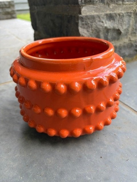 Oranje bloemenpot voor bloemendecoratie, Ophalen, Nieuw, Versiering