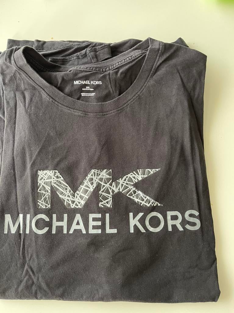 Michael Kors. Tshirt 3 xl, Kleding | Heren, Verzenden, Zo goed als nieuw, Zwart