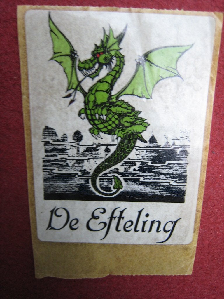 Vintage Sticker  pretpark De Efteling Kaatsheuvel Nederland, Verzamelen, Verzenden, Gebruikt, Bedrijf of Vereniging
