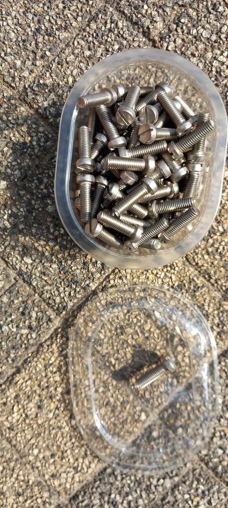 Platte vijzen 3 cm en 2 cm, Doe-het-zelf en Bouw, Ophalen of Verzenden, Nieuw
