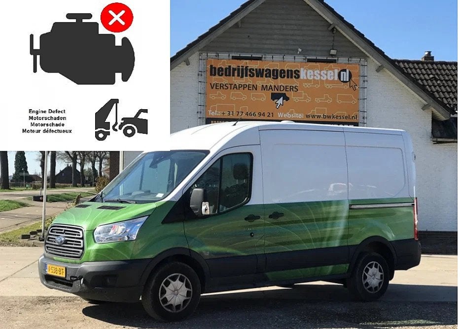 Ford Transit 2.0 TDCI 96 kW Euro 6 L2H2 Motorschade AC, Autos, Achat, Euro 6, Entreprise, 3 places
