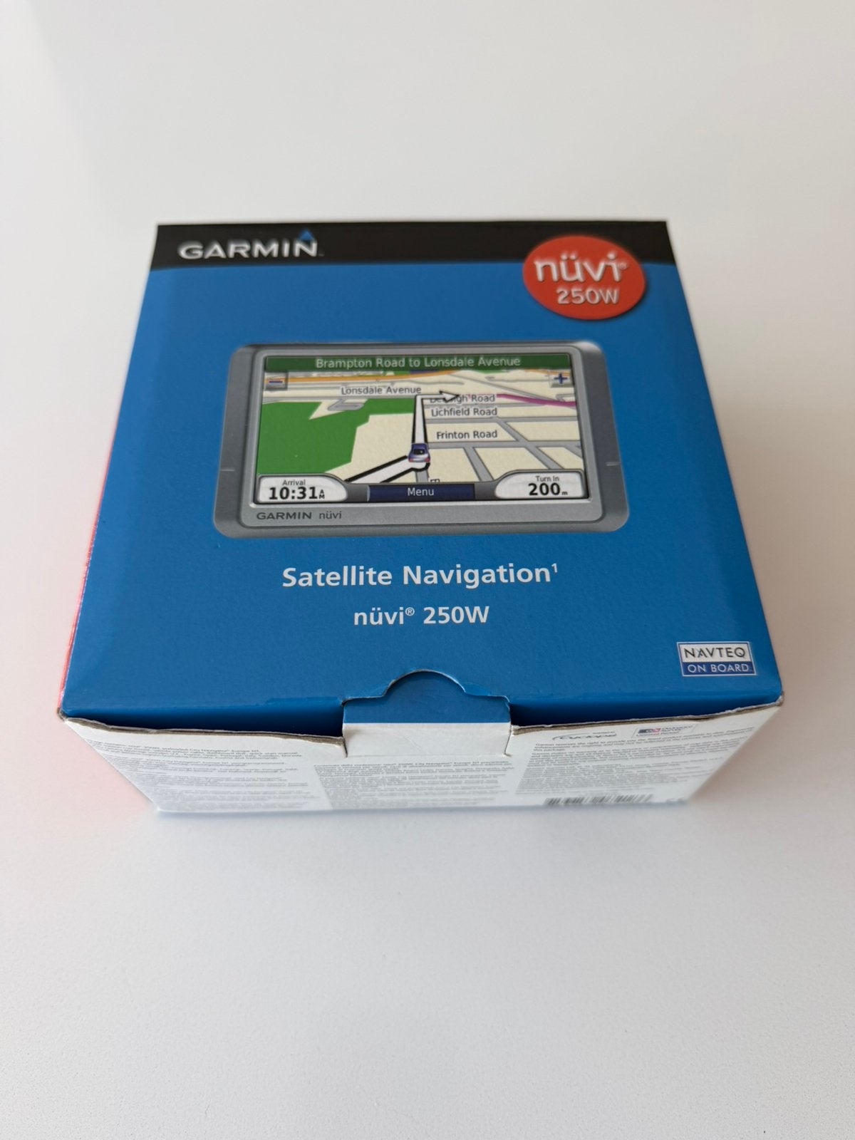 Garmin nüvi 250W avec boîte d'origine, housse et câble USB, Enlèvement, Utilisé