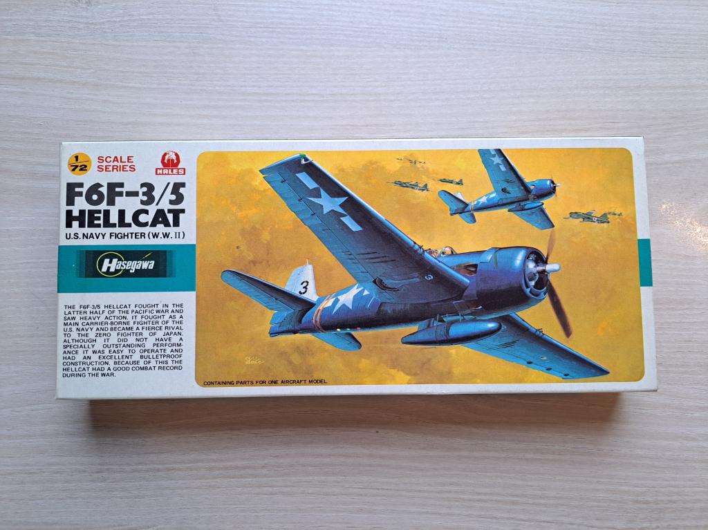 Hasegawa/Hales | No. JS-159 | 1:72 - F6F-3/5 Hellcat, Neuf, Hasegawa, Enlèvement ou Envoi, 1:72 à 1:144