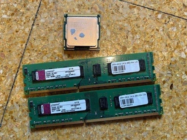 ** Intel Core i5-650 + 2X2GB RAM 10600 **, Computers en Software, Processors, Ophalen of Verzenden, Zo goed als nieuw, Intel Core i5