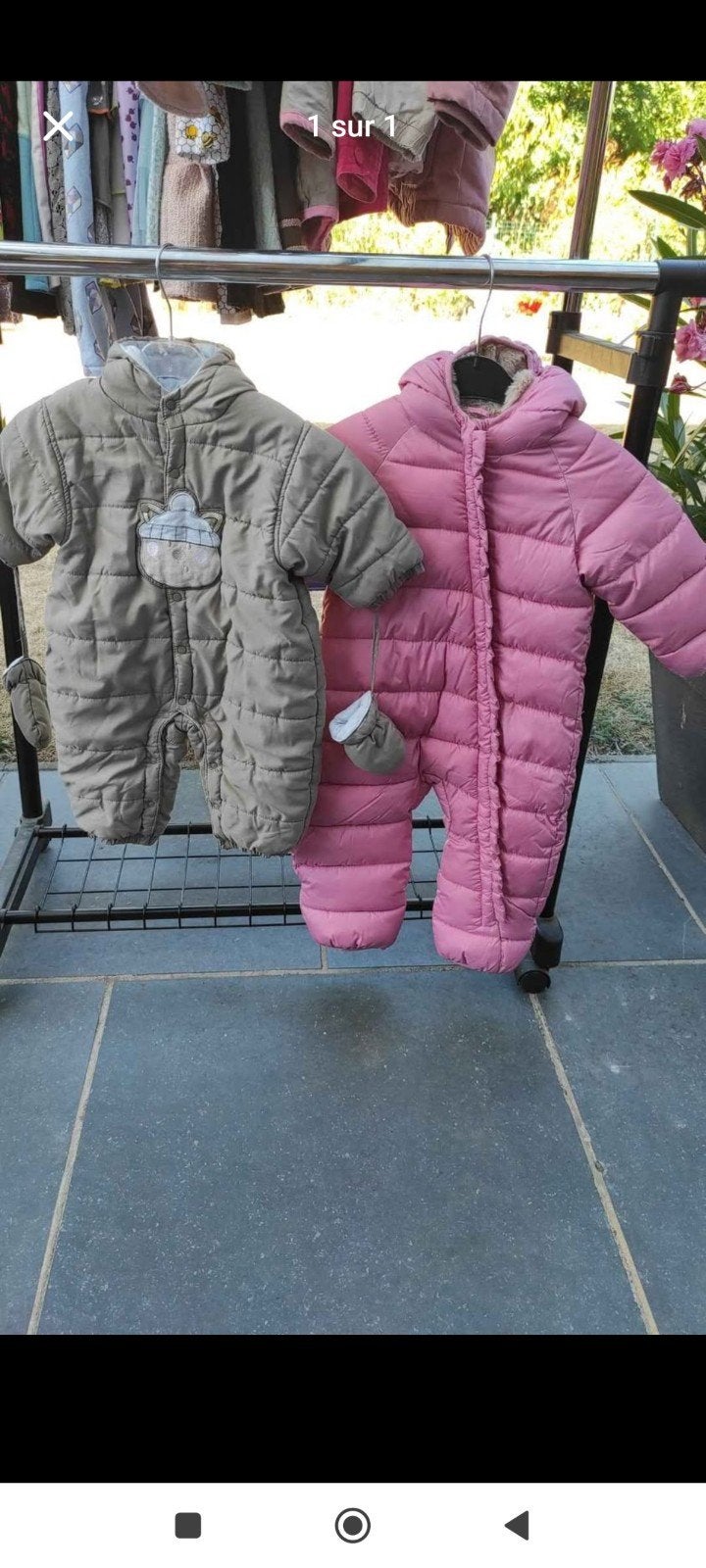 manteau pour fille taille 74, Kinderen en Baby's, Babykleding | Maat 74, Ophalen, Meisje, Jasje