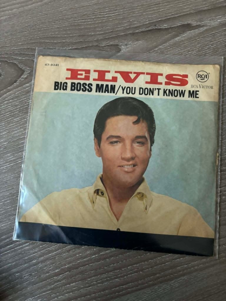 Elvis single Big boss man/You don't know me, Duitse persing,, Cd's en Dvd's, Vinyl Singles, Gebruikt, 7 inch, Ophalen of Verzenden