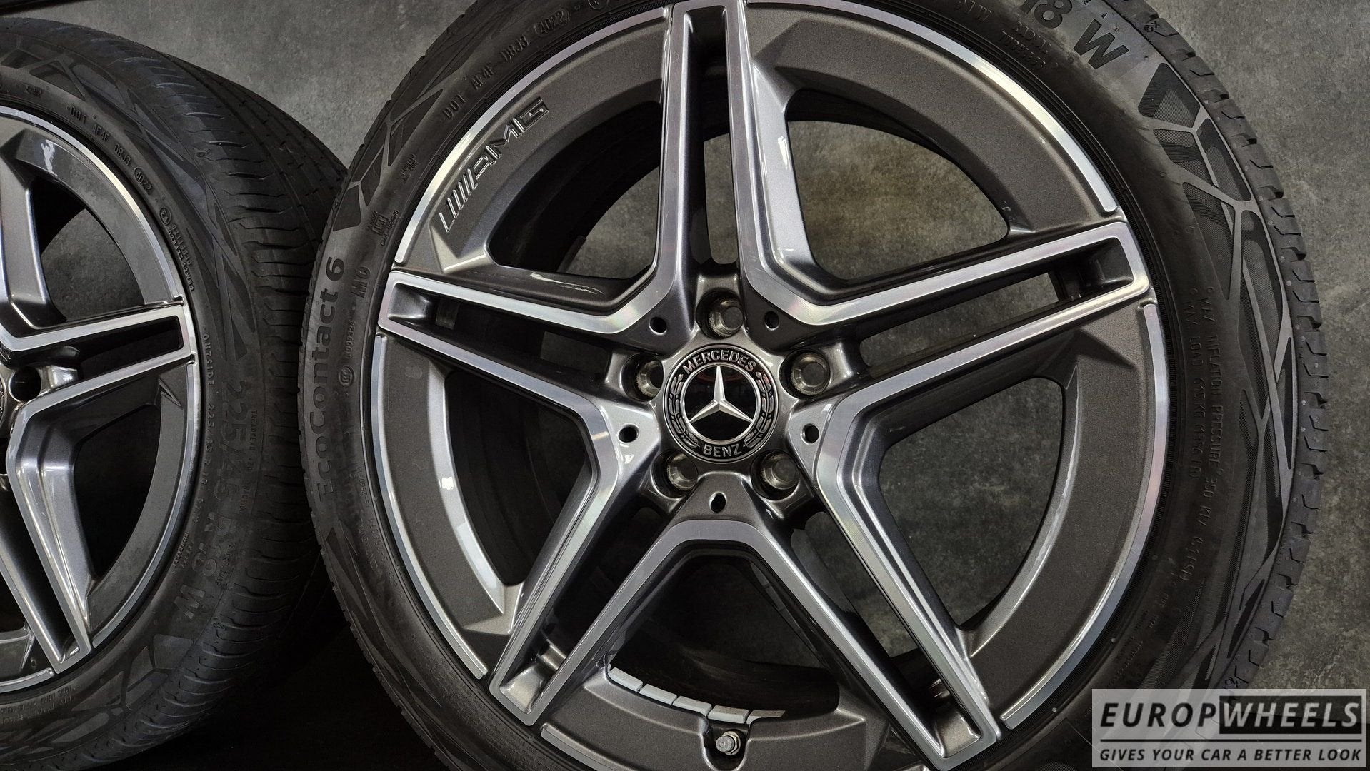 18 inch Mercedes velgen A AMG A B CLA W247 W177 zomerbanden, Auto-onderdelen, Banden en Velgen, 18 inch, Gebruikt, -, -