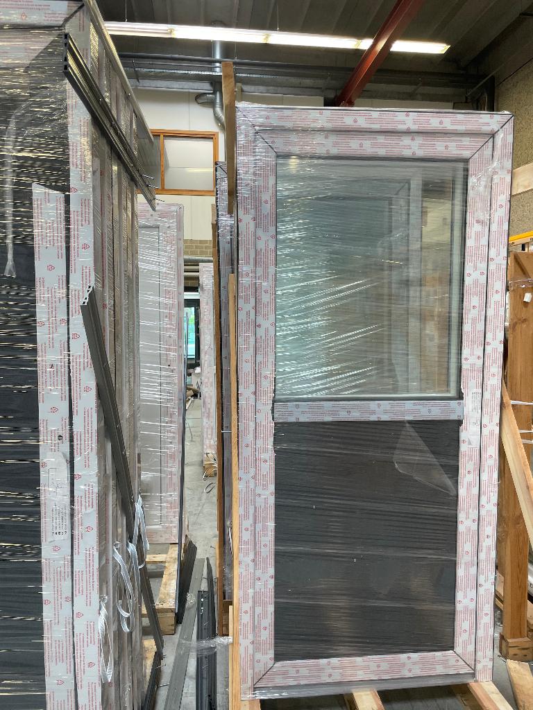 Portes PVC pas chères int/ext ouvrant disponible stock, Neuf, Enlèvement ou Envoi, Porte extérieure, Synthétique