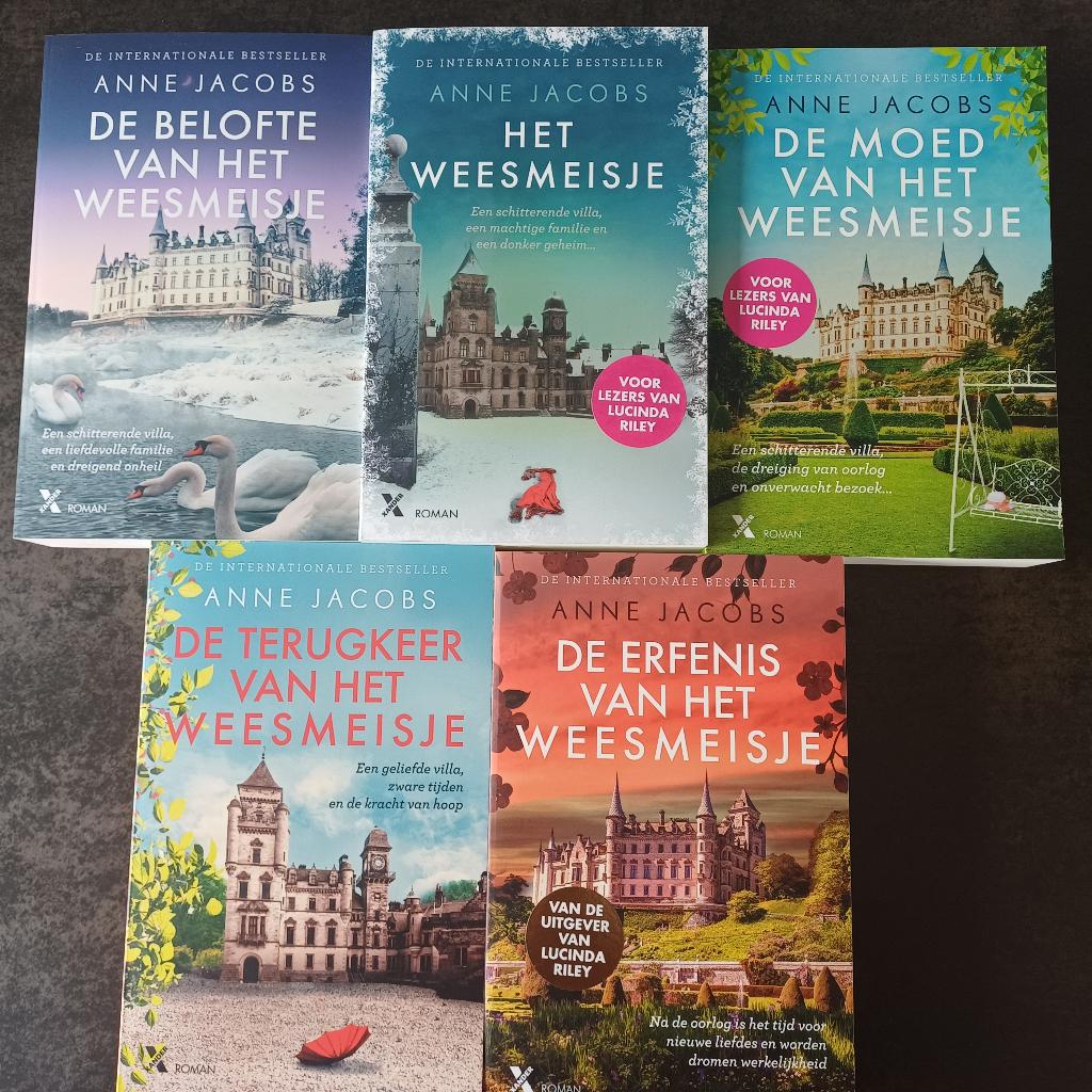Reeks Weesmeisje van Anne Jacobs - 5 stuks, Ophalen of Verzenden, Nieuw, Anne Jacobs, België