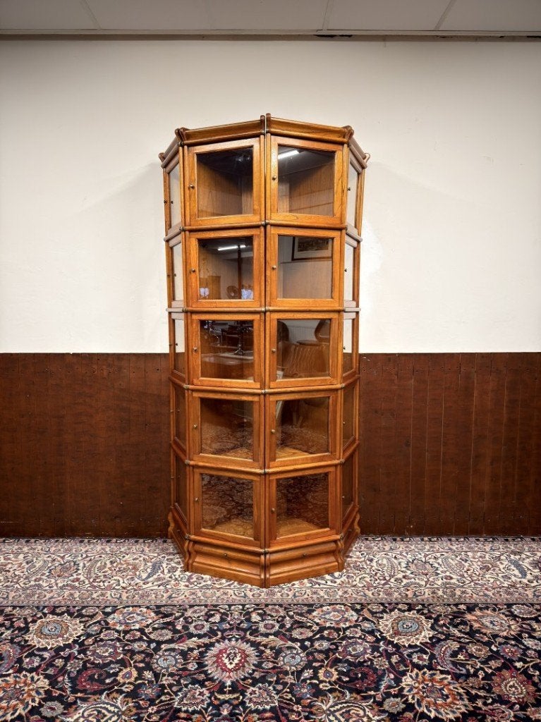 Originele Globe Wernicke Engelse Boekenkast Halfrond, Antiquités & Art, Antiquités | Bureau & Affaires, Enlèvement ou Envoi