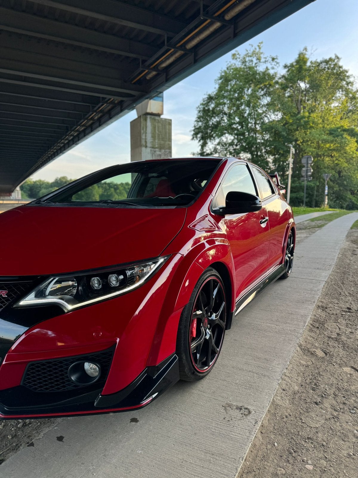 Honda civic type r fk2 gt, Autos, Honda, Rouge, Achat, Euro 6, Boîte manuelle
