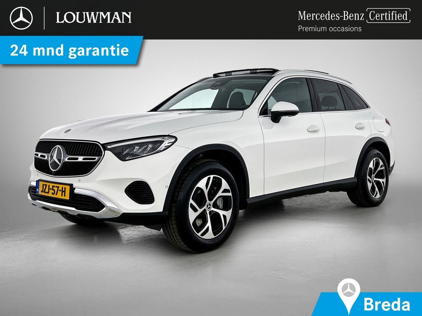 Mercedes-Benz GLC 300 e 4MATIC Plug-In Hybride | Trekhaak |, Auto's, Mercedes-Benz, Automaat, Zwart, Navigatiesysteem, Wit