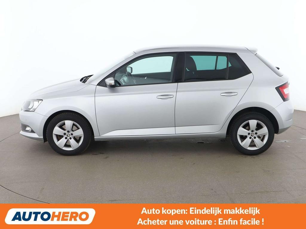 Skoda Fabia 1.2 TSI Ambition (année de construction 2015), Autos, 1197 cm³, Argent ou Gris, 109 g/km, Climatisation automatique