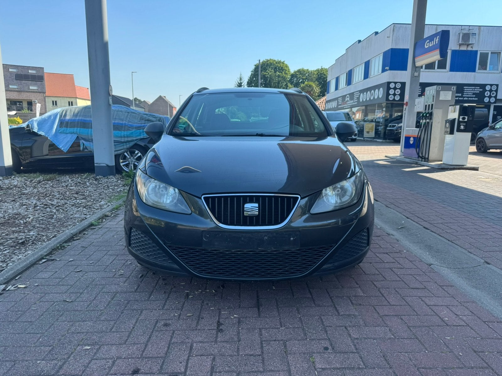 Seat Ibiza ST 1.2 - DIESEL - EURO5 - AIRCO - 155.000km -2011, Euro 5, Stof, Zwart, 1198 cc