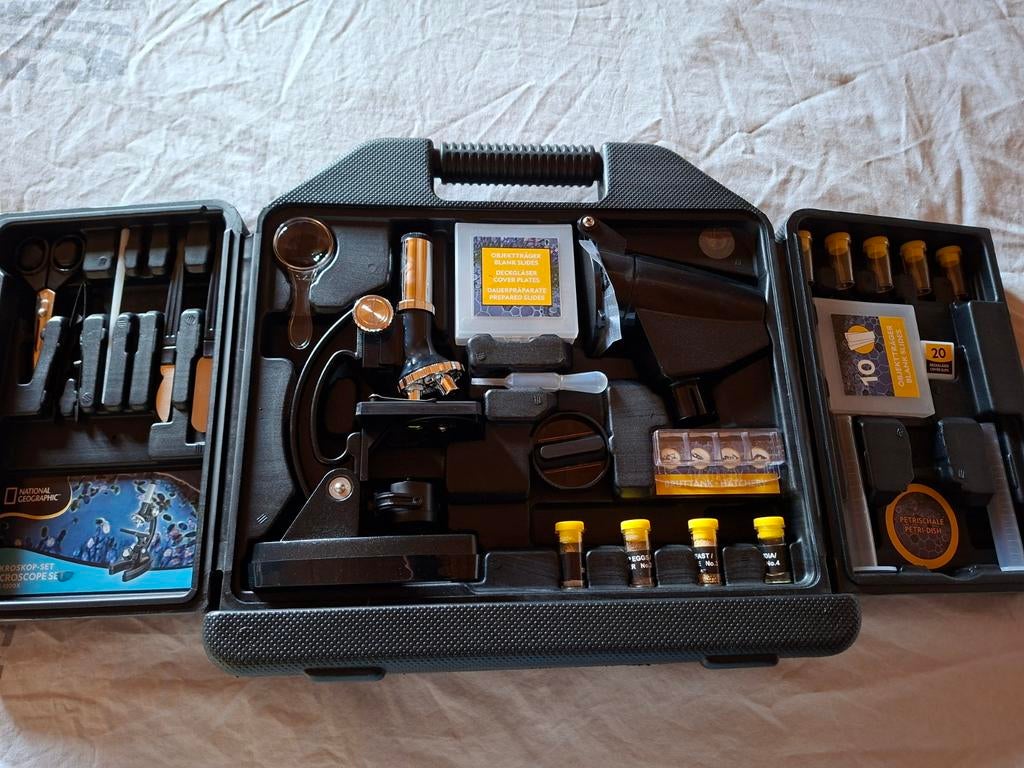 Kinder Microscoop National Geographic, Audio, Tv en Foto, Optische apparatuur | Microscopen, Ophalen of Verzenden