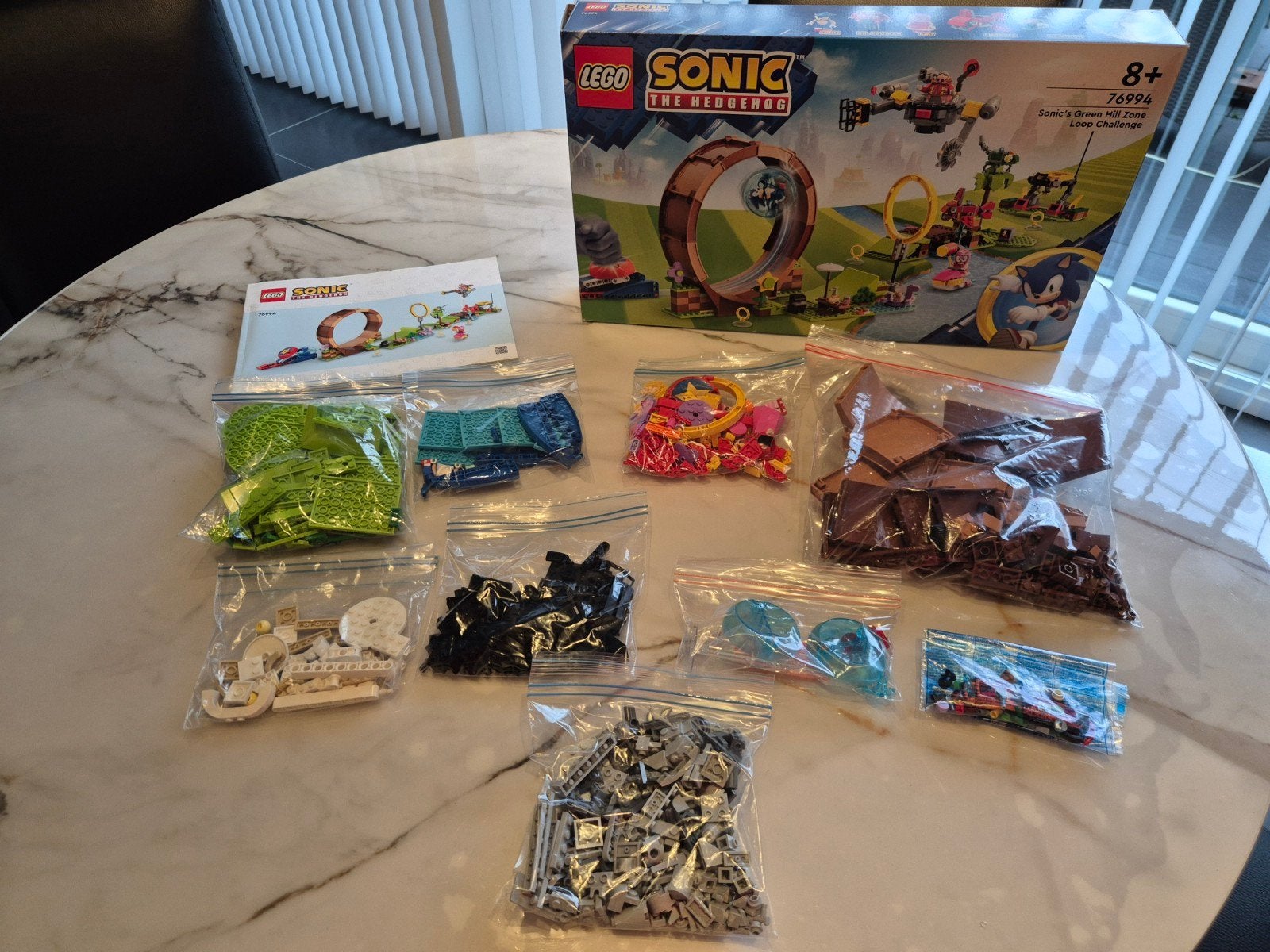 Lego 76994 - Sonic Green Hill Zone loopinguitdaging, Kinderen en Baby's, Overige thema's, Lego, Ophalen of Verzenden, Zo goed als nieuw