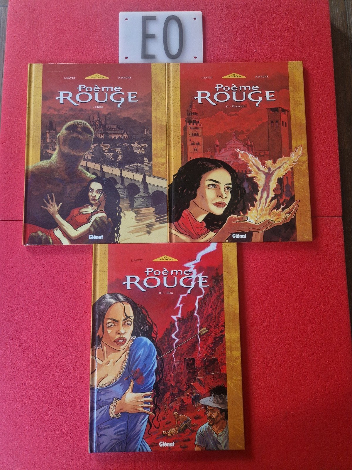 lot de 3 bd poème rouge 1 à 3,EO (intégrale de la série), Enlèvement ou Envoi