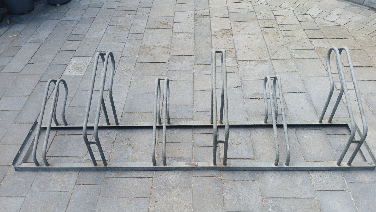 Gegalvaniseerd Fietsenrek voor 6 fietsen, Ophalen, Gebruikt
