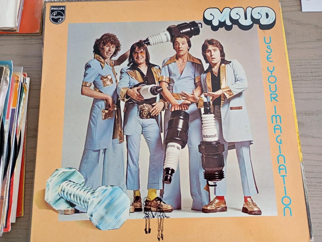 MUD - Use your imagination, Cd's en Dvd's, Vinyl | Pop, Ophalen of Verzenden, Gebruikt, 12 inch