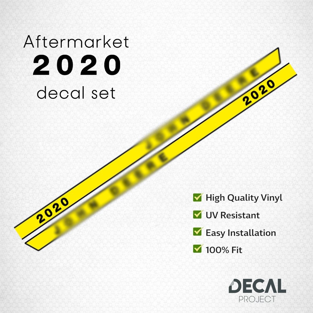 Autocollants de rechange John Deere 2020 - 2040S, Envoi