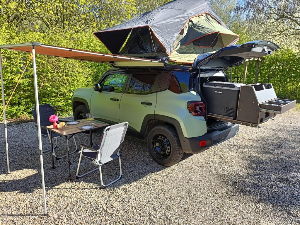 Mini camper te huur, Ophalen