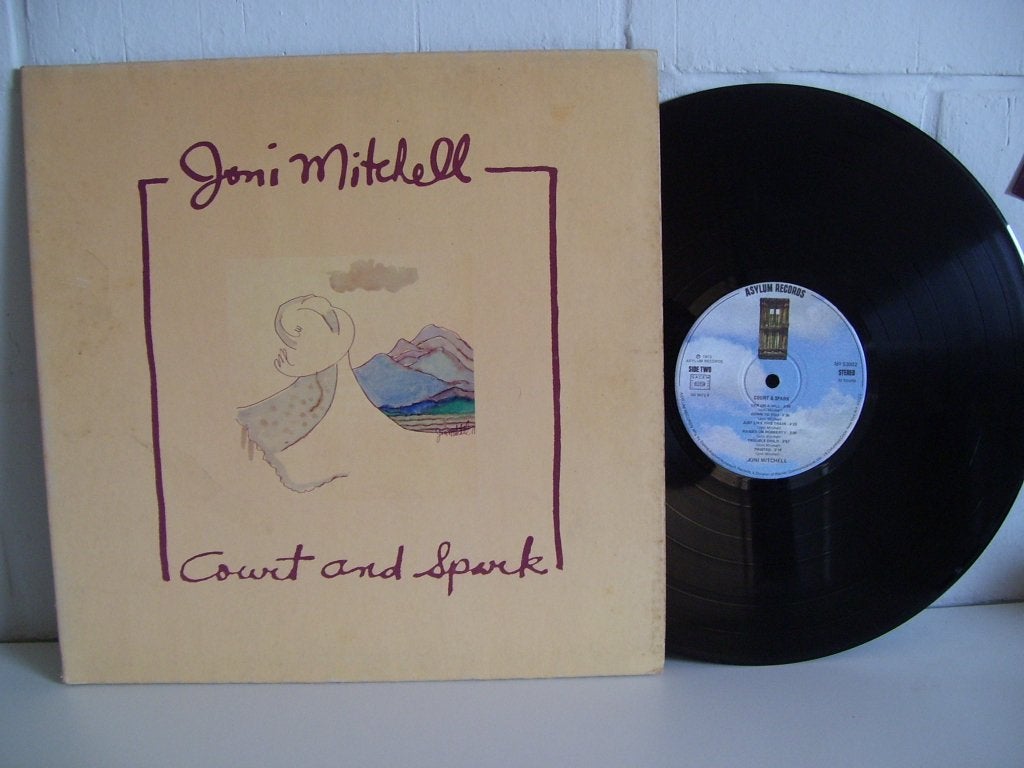 JONI MITCHELL  court and spark, LP, Ophalen of Verzenden, Zo goed als nieuw, Gatefold hoes