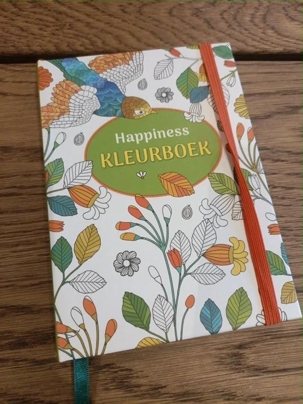 Happiness kleurboek - nieuw, hardcover met quotes, Livres, Loisirs & Temps libre, Enlèvement, Neuf, Dessin et Peinture