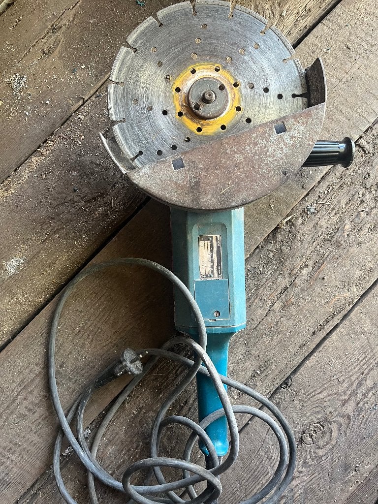 grote haakse slijpmaschine met koffer, Ophalen, Gebruikt, Haakse handslijpmachine