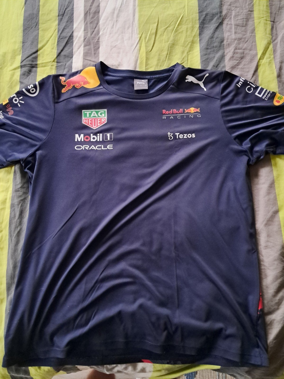 Redbull formule 1 t-shirt L, Blauw, Ophalen of Verzenden, Zo goed als nieuw, Puma
