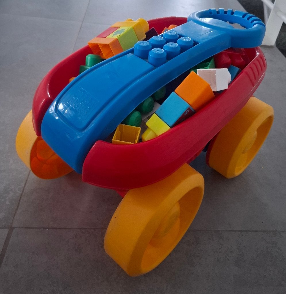 Mega bloks schepwagen, Enlèvement, Utilisé, Megabloks