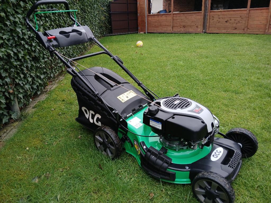 Grasmaaier 51cm zelftrekker, Tuin en Terras, Grasmaaiers, Nieuw, Benzine-grasmaaier, Cirkelmaaier, Ophalen