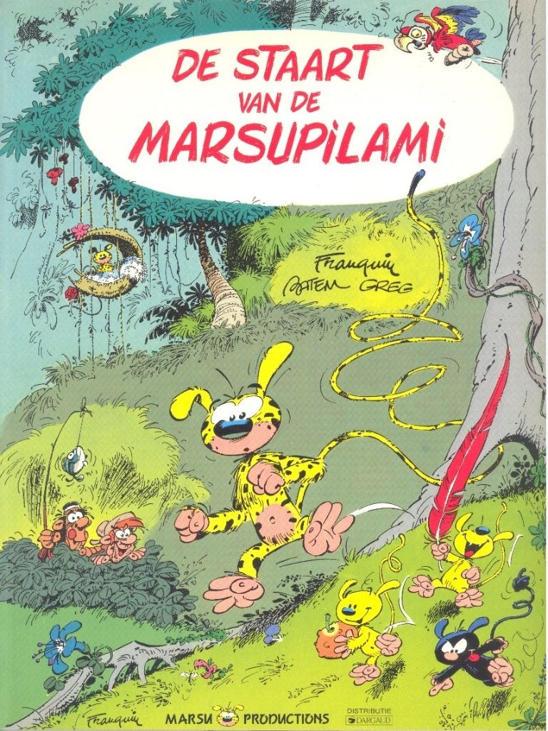 Marsupilami nr 1, nr 2 en nr 9 + postkaarten., Livres, BD, Comme neuf, Plusieurs BD, Envoi