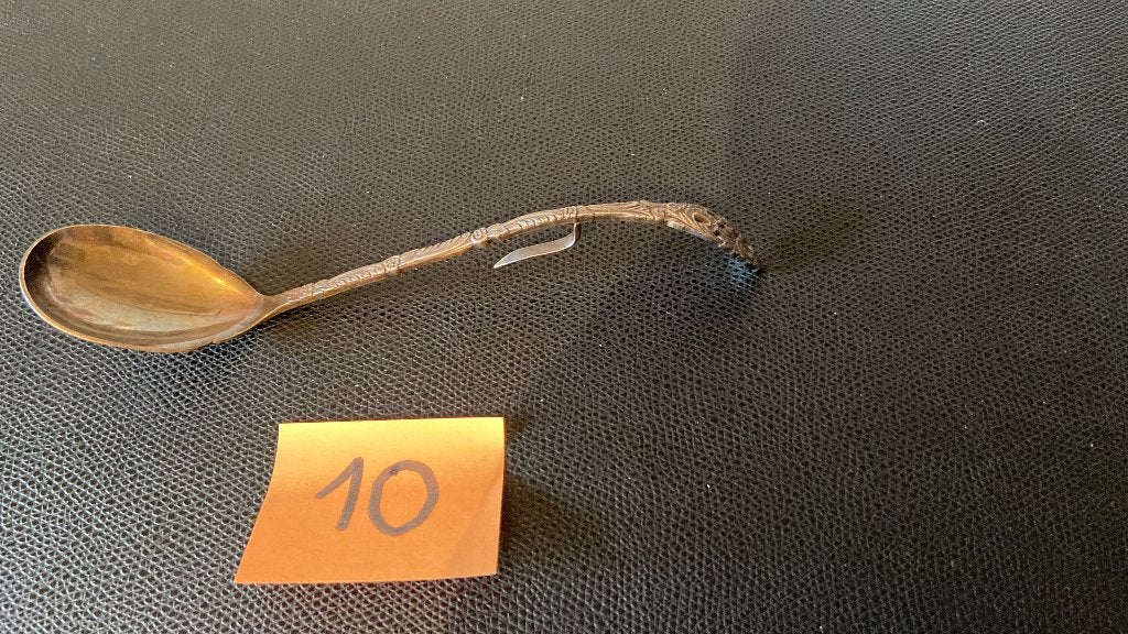 1 lepel verzilverd, Enlèvement