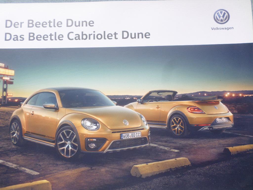 Volkswagen VW Beetle Dune & Cabrio Dune Brochure, Enlèvement ou Envoi, Volkswagen