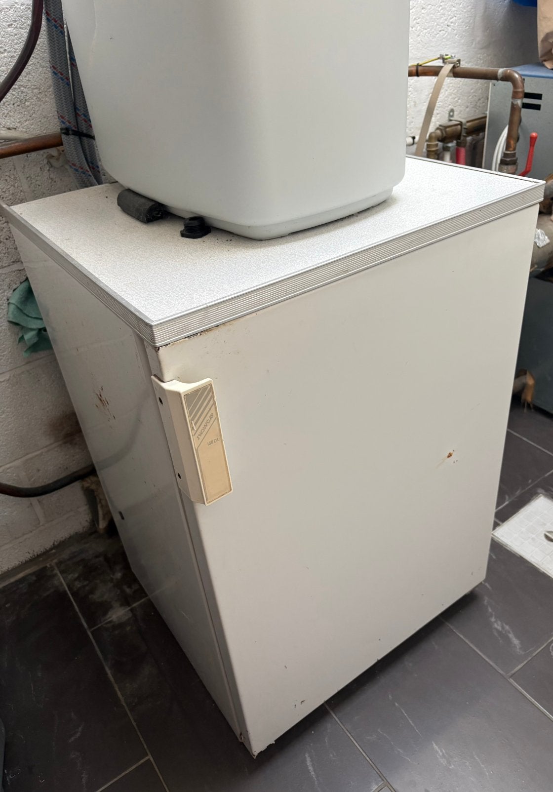 Frigo, Avec compartiment congélateur, 85 à 120 cm, Enlèvement, Utilisé