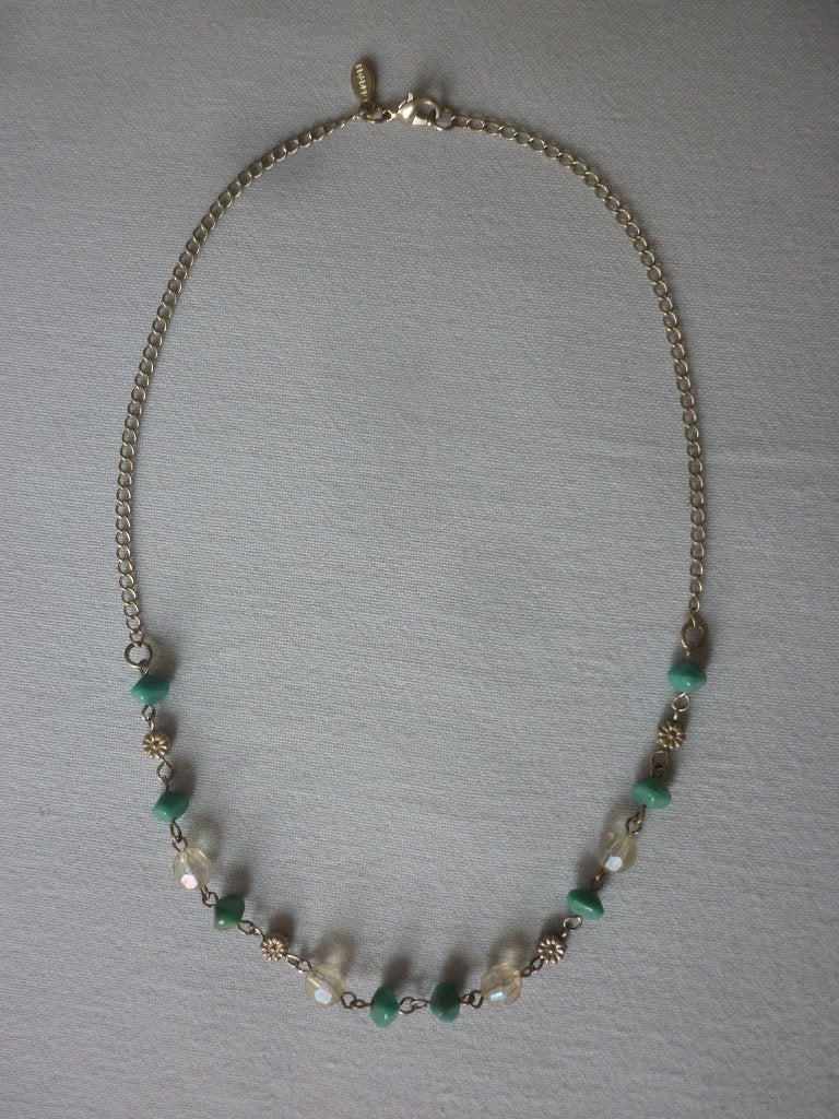 Halsketting met Kralen, Handtassen en Accessoires, Kettingen, Ophalen of Verzenden, Zo goed als nieuw, Overige kleuren, Kunststof