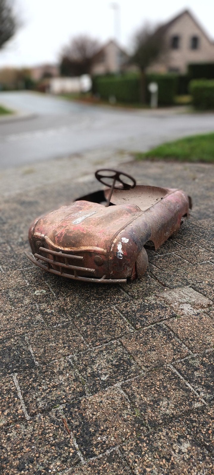 voiture a pedale Renault dauphine, Antiquités & Art, Enlèvement
