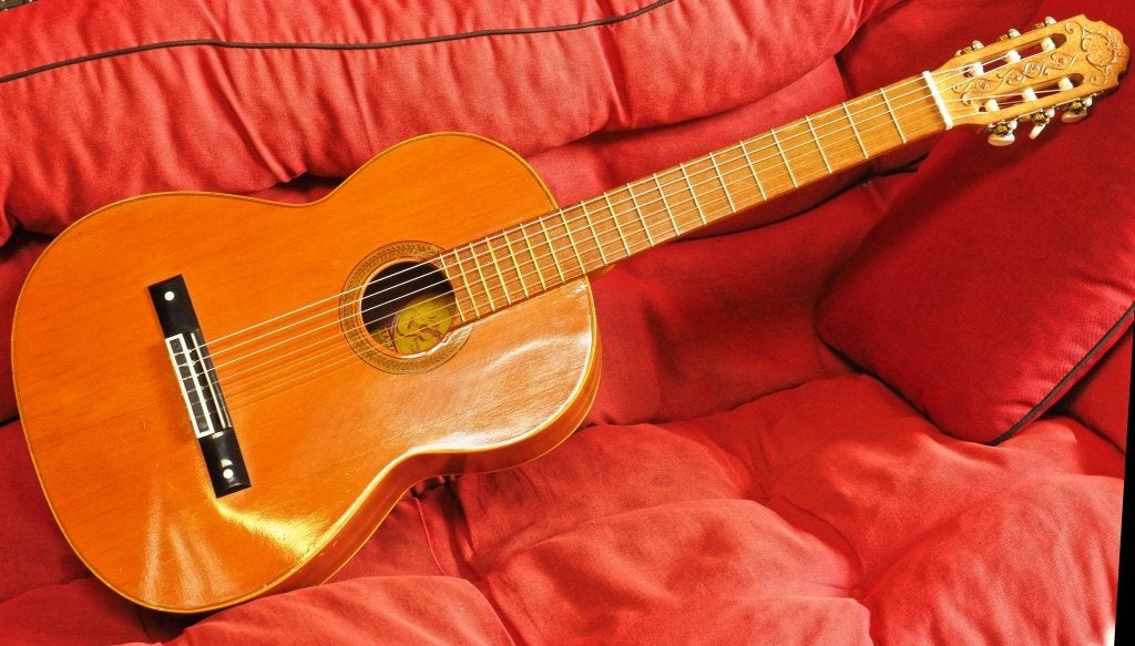 J Fernandez 4/4 spanish classical guitar, Ophalen of Verzenden, Gebruikt, Klassieke of Spaanse gitaar