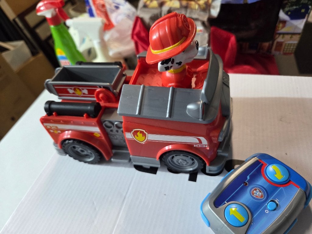 Camion de pompiers Paw Patrol RC Marshall, Enlèvement ou Envoi, Utilisé, Télécommande