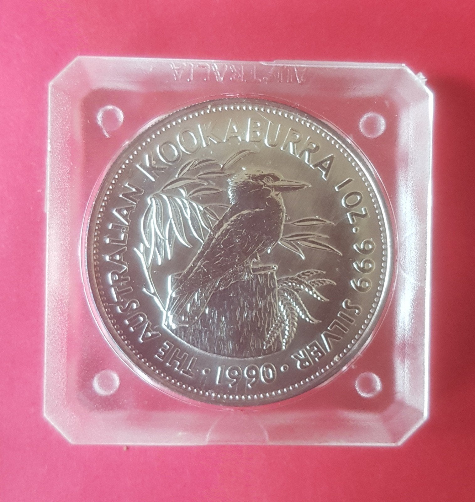 La toute première version de Kookaburra 1990., Enlèvement ou Envoi, Argent
