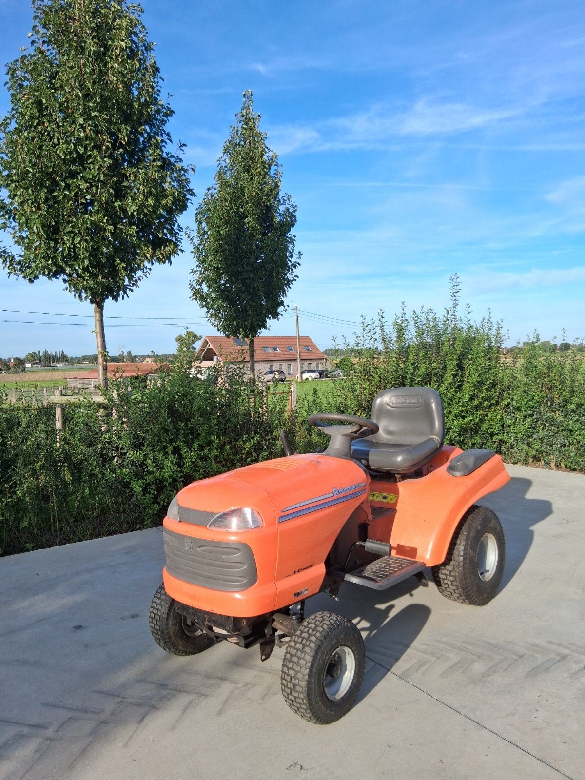zitmaaier zonder maaidek, Tuin en Terras, Ophalen, Gebruikt, Husqvarna, Elektrische starter
