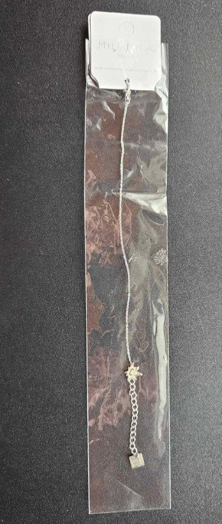 Bracelet MYLE MYLA argenté acier inoxydable neuf, Handtassen en Accessoires, Armbanden, Ophalen of Verzenden, Nieuw, Zilver, Staal