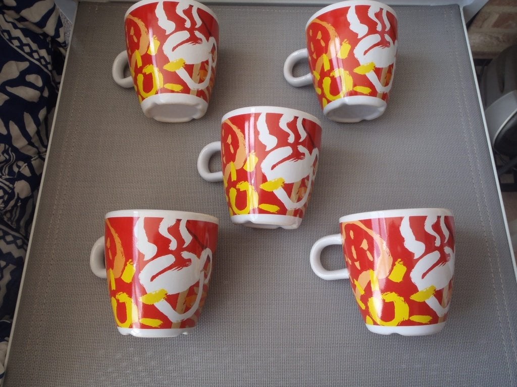 1 lot de 5 mugs Douwe Egbert, Enlèvement ou Envoi, Neuf, Mug