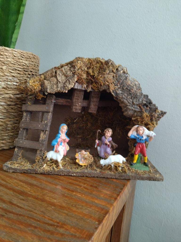 Crèche de Noël vintage, Divers, Enlèvement ou Envoi, Utilisé