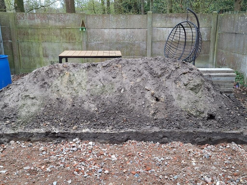 Zwart zand GRATIS, Tuin en Terras, Zand, Ophalen
